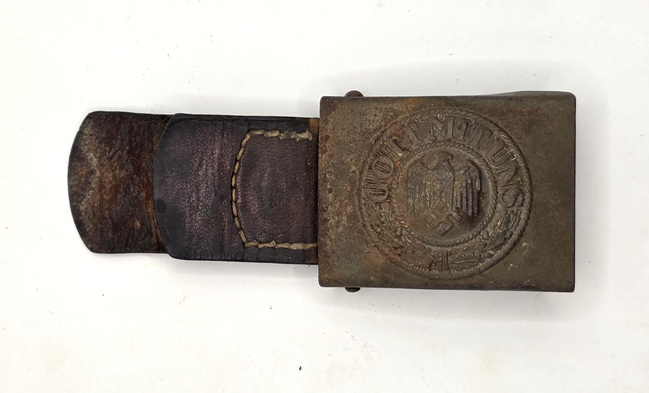 ww2 german heer leather combat belt and buckle ww2 german heer leather combat belt and buckle