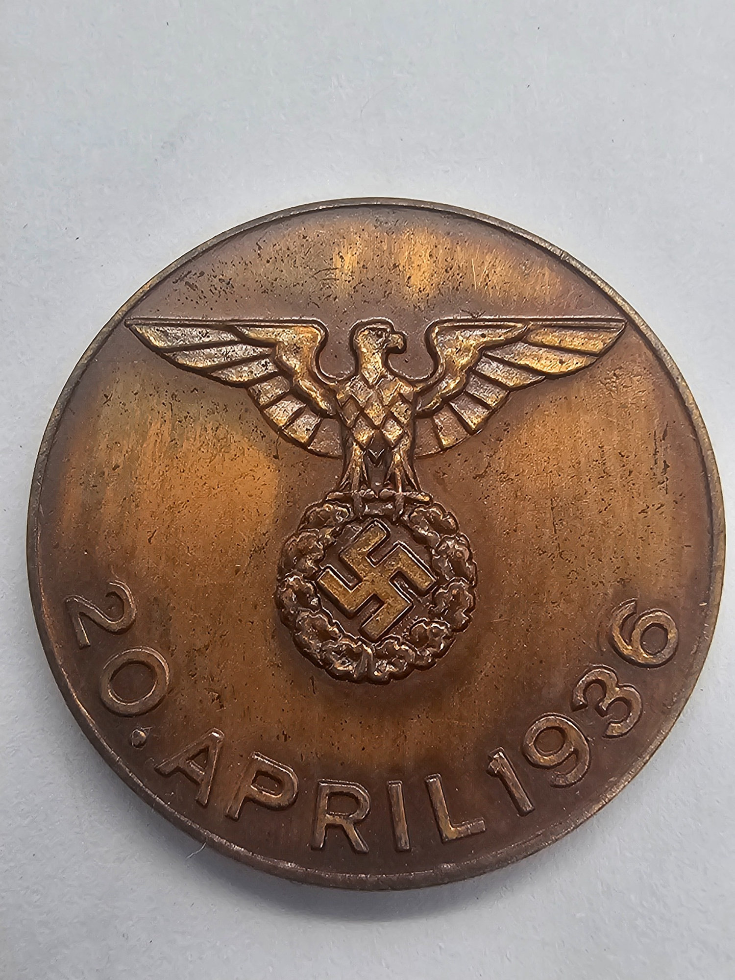 adolf hitler birthday commemorative medal 1936 adolf hitler birthday commemorative medal 1936