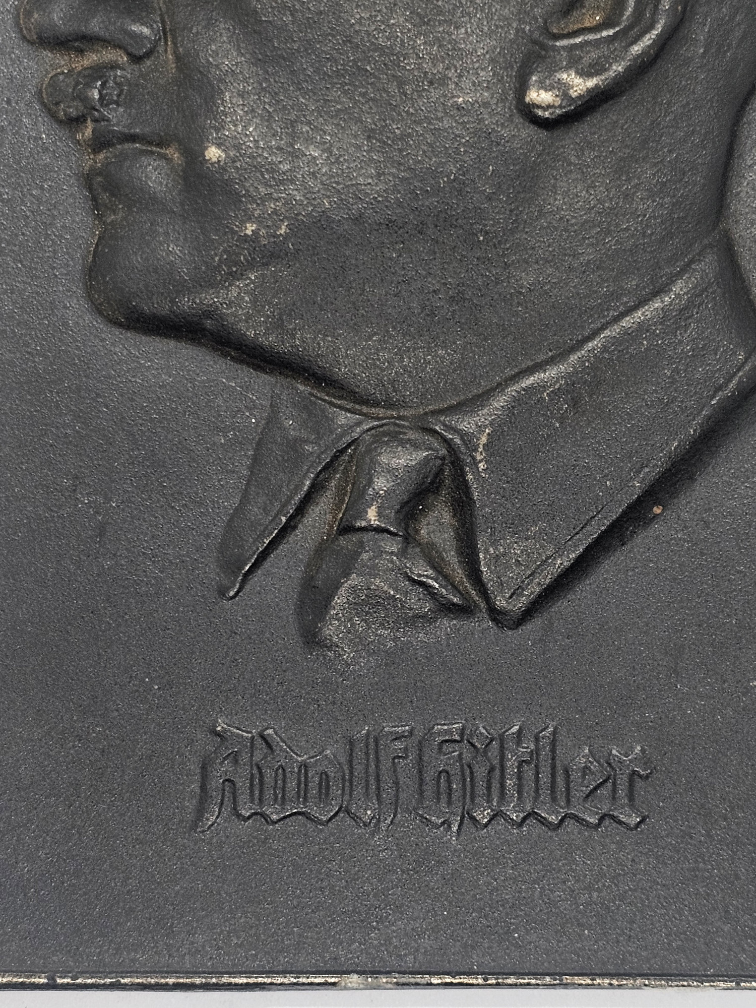 adolf hitler profile wall plaque foundry marked adolf hitler profile wall plaque foundry marked