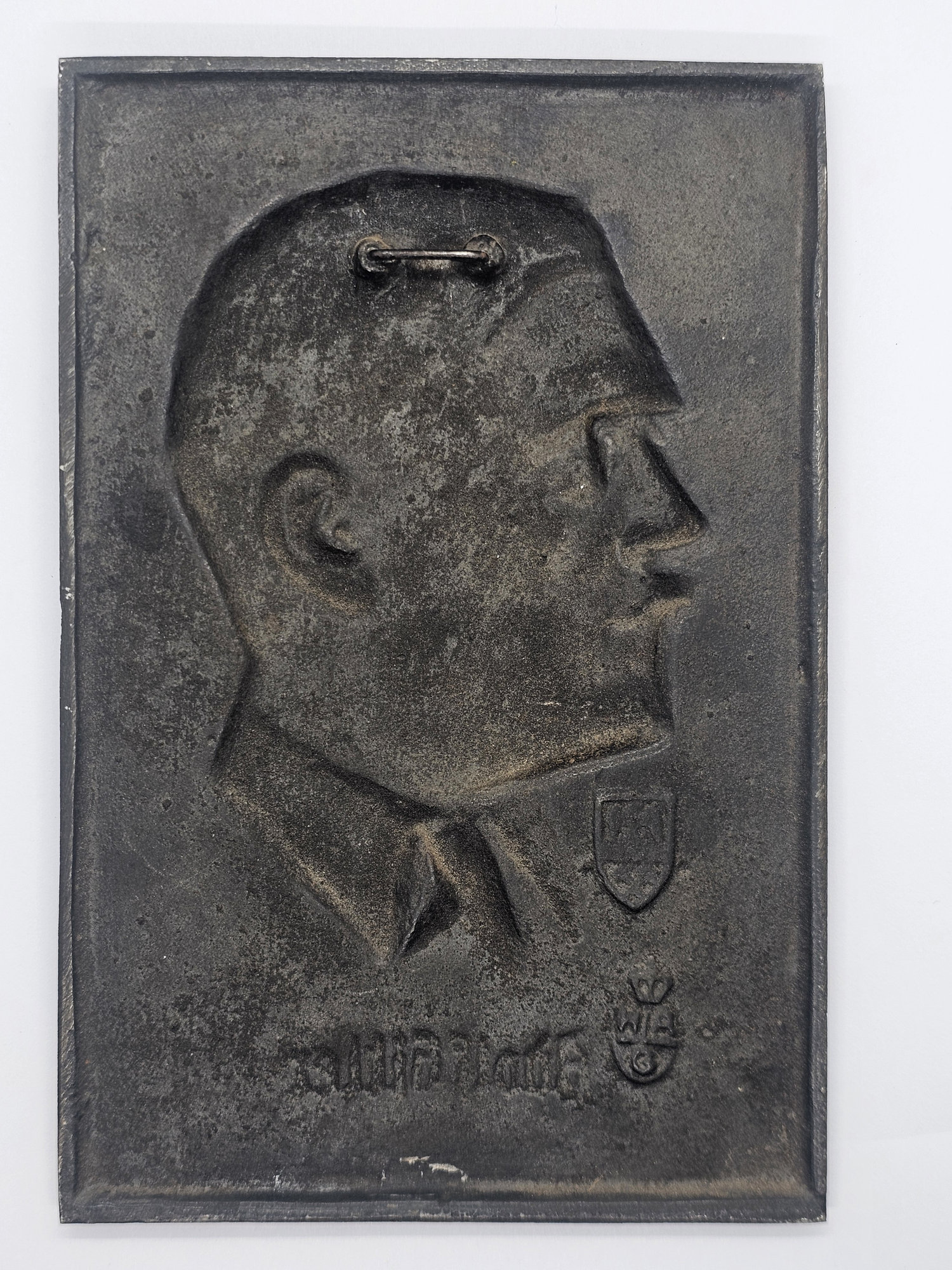 adolf hitler profile wall plaque foundry marked adolf hitler profile wall plaque foundry marked