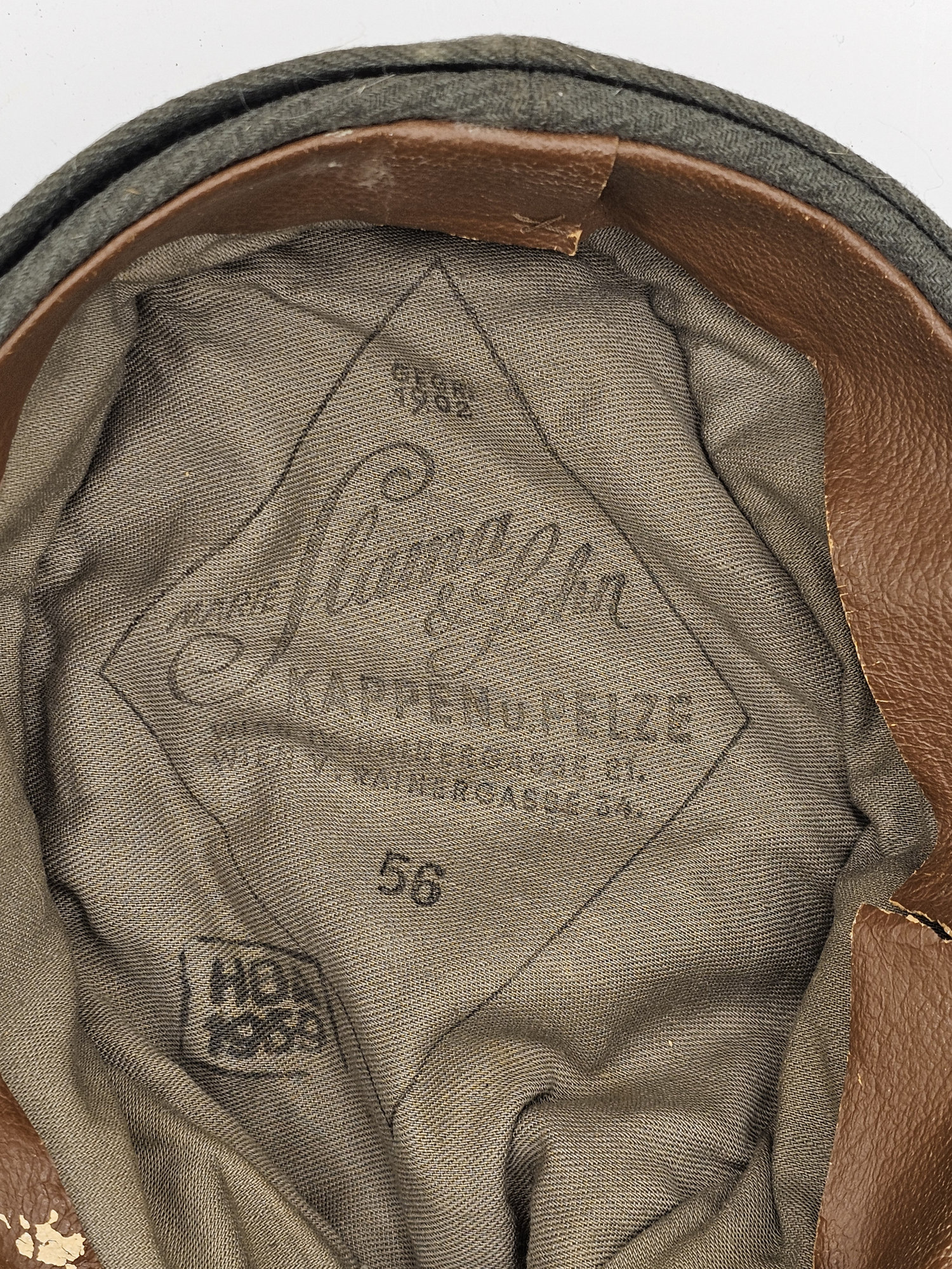 postwar german/austrian officer's field cap (1959 postwar german/austrian officer's field cap (1959