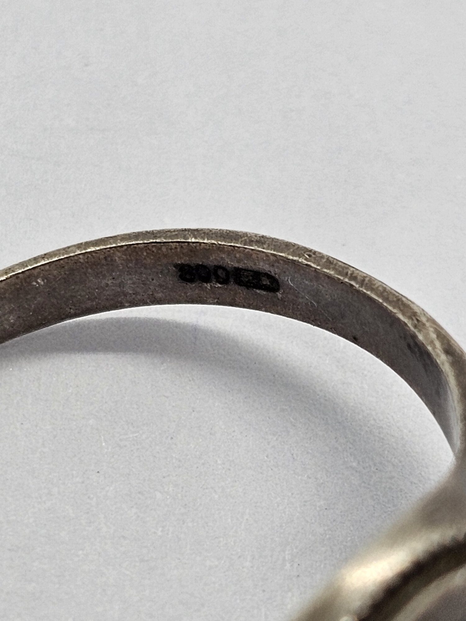 swastika ring in 800 silver swastika ring in 800 silver