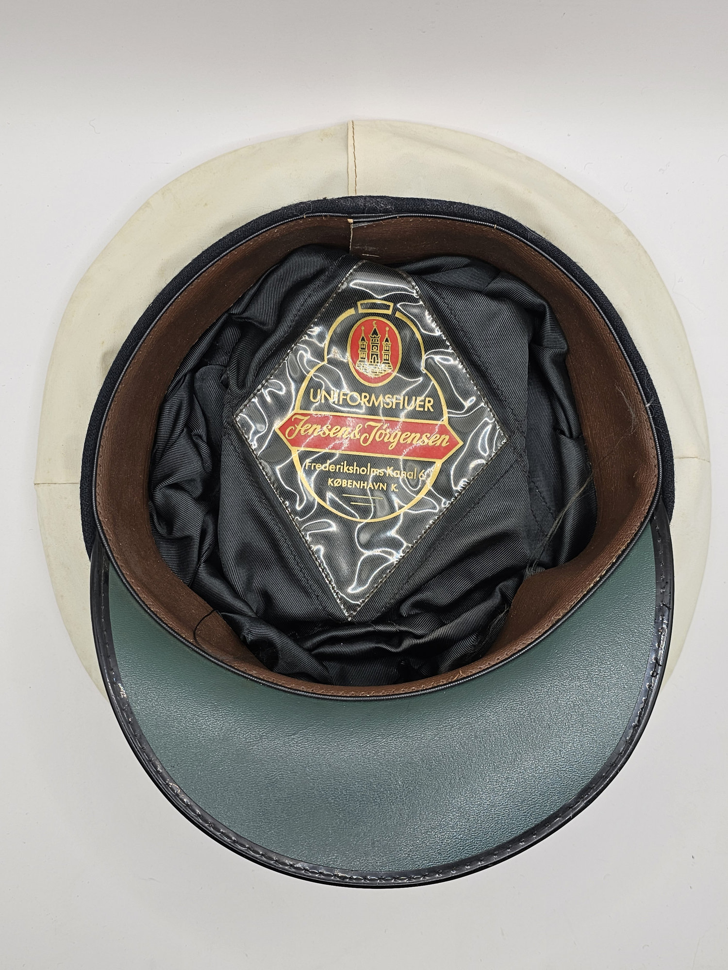 royal danish navy officer’s visor cap (postwar) royal danish navy officer’s visor cap (postwar)
