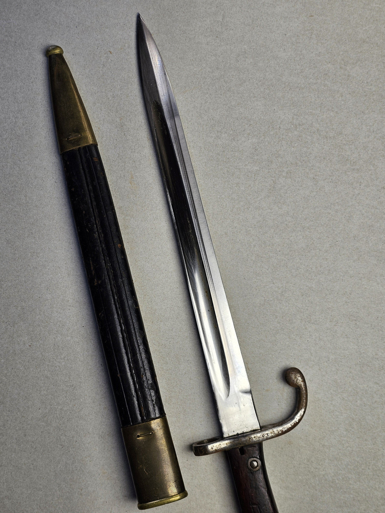 german ww1 seitengewehr 98/05 bayonet with scabbard – wkc solingen german ww1 seitengewehr 98/05 bayonet with scabbard – wkc solingen