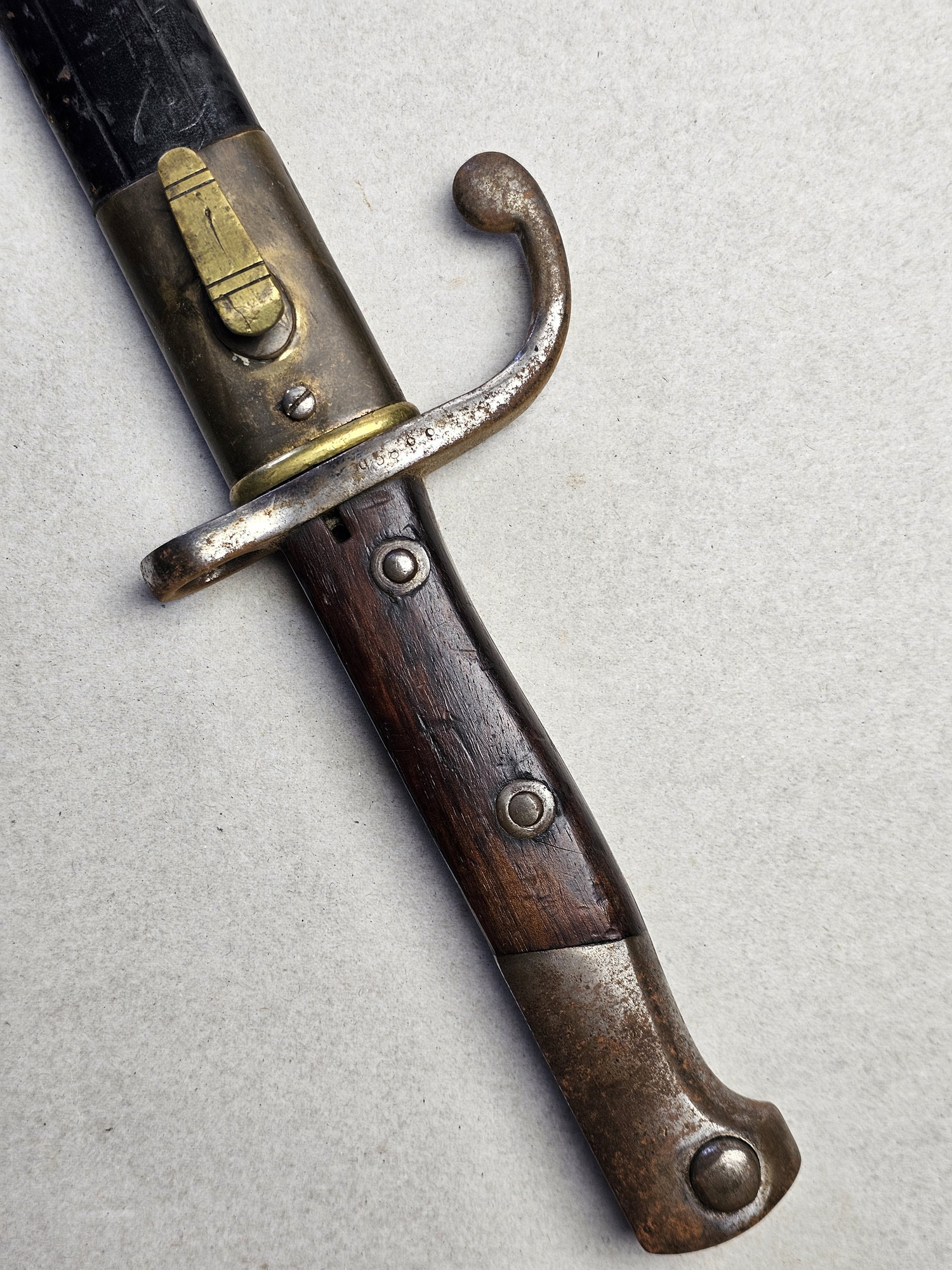 german ww1 seitengewehr 98/05 bayonet with scabbard – wkc solingen german ww1 seitengewehr 98/05 bayonet with scabbard – wkc solingen