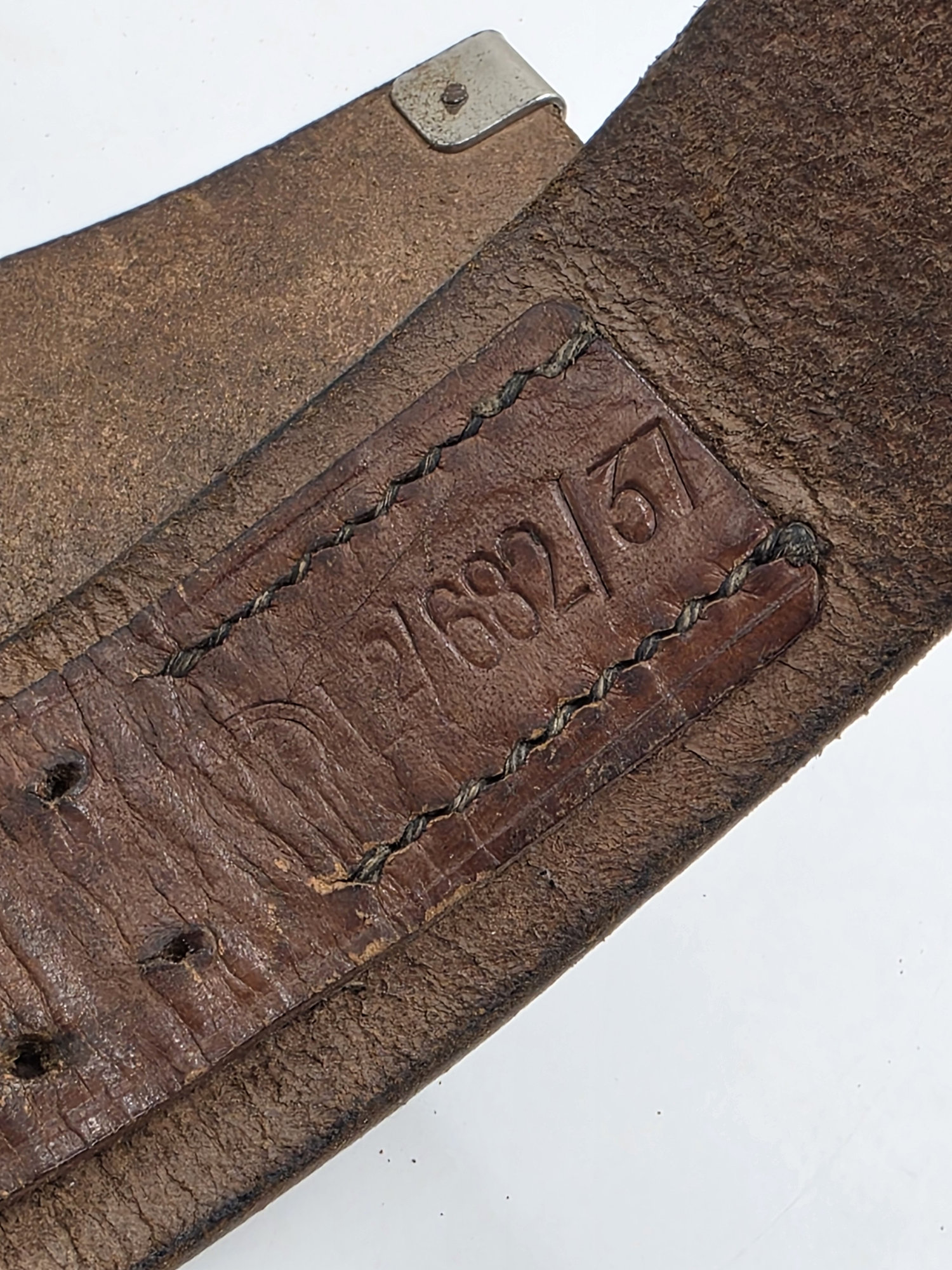 ww2 german luftwaffe enlisted leather service belt (rzm l2/682/37) ww2 german luftwaffe enlisted leather service belt (rzm l2/682/37)