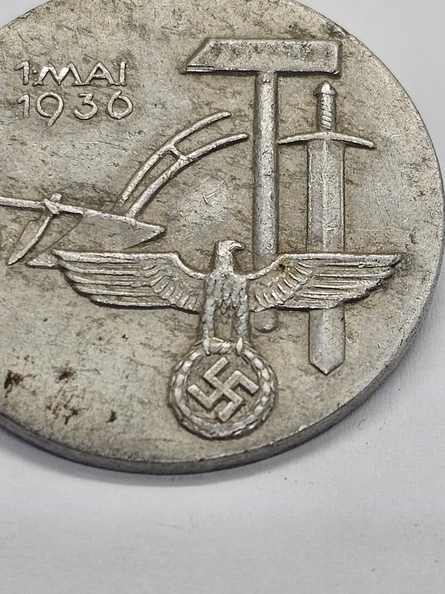 1936 nazi germany 1st may labour day propaganda badge 1936 nazi germany 1st may labour day propaganda badge