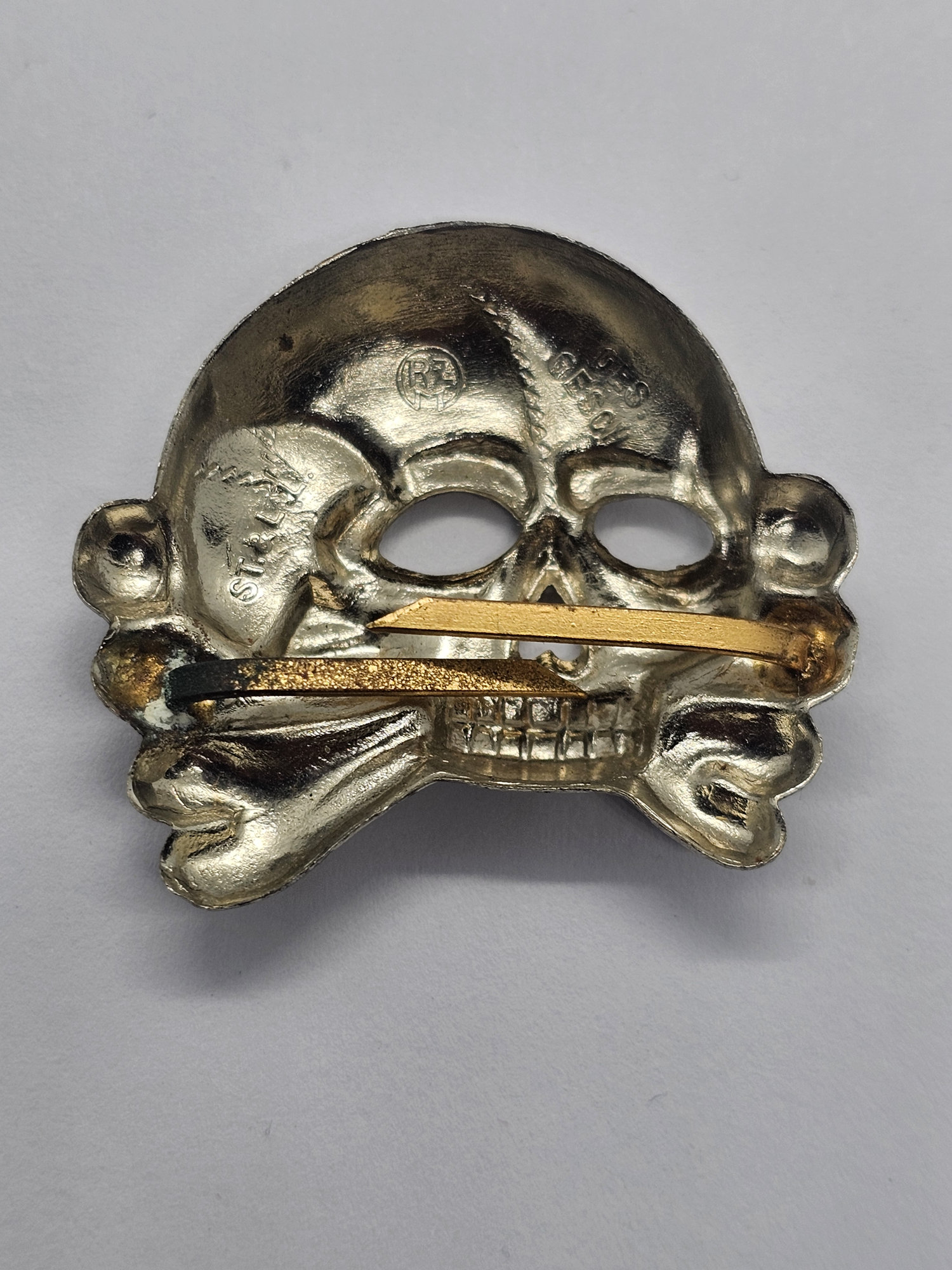 postwar ss totenkopf cap skull steinhauer & lück postwar ss totenkopf cap skull steinhauer & lück