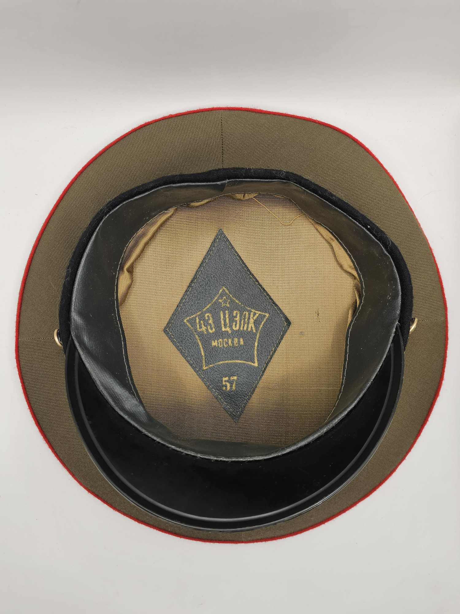 soviet general officer’s parade visor cap – six star configuration soviet general officer’s parade visor cap – six star configuration