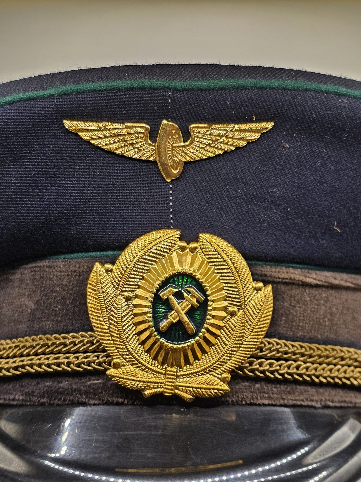 soviet transport ministry officers visor cap soviet transport ministry officers visor cap