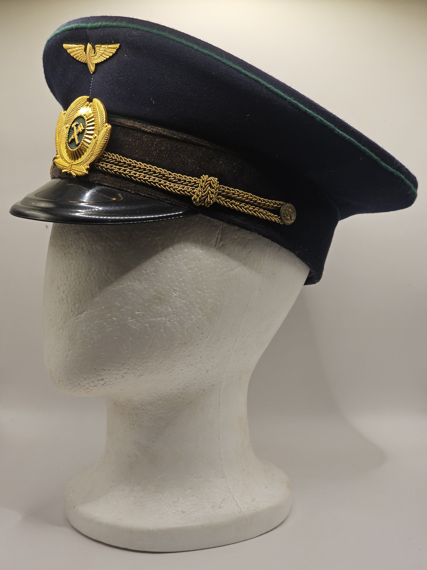 soviet transport ministry officers visor cap soviet transport ministry officers visor cap