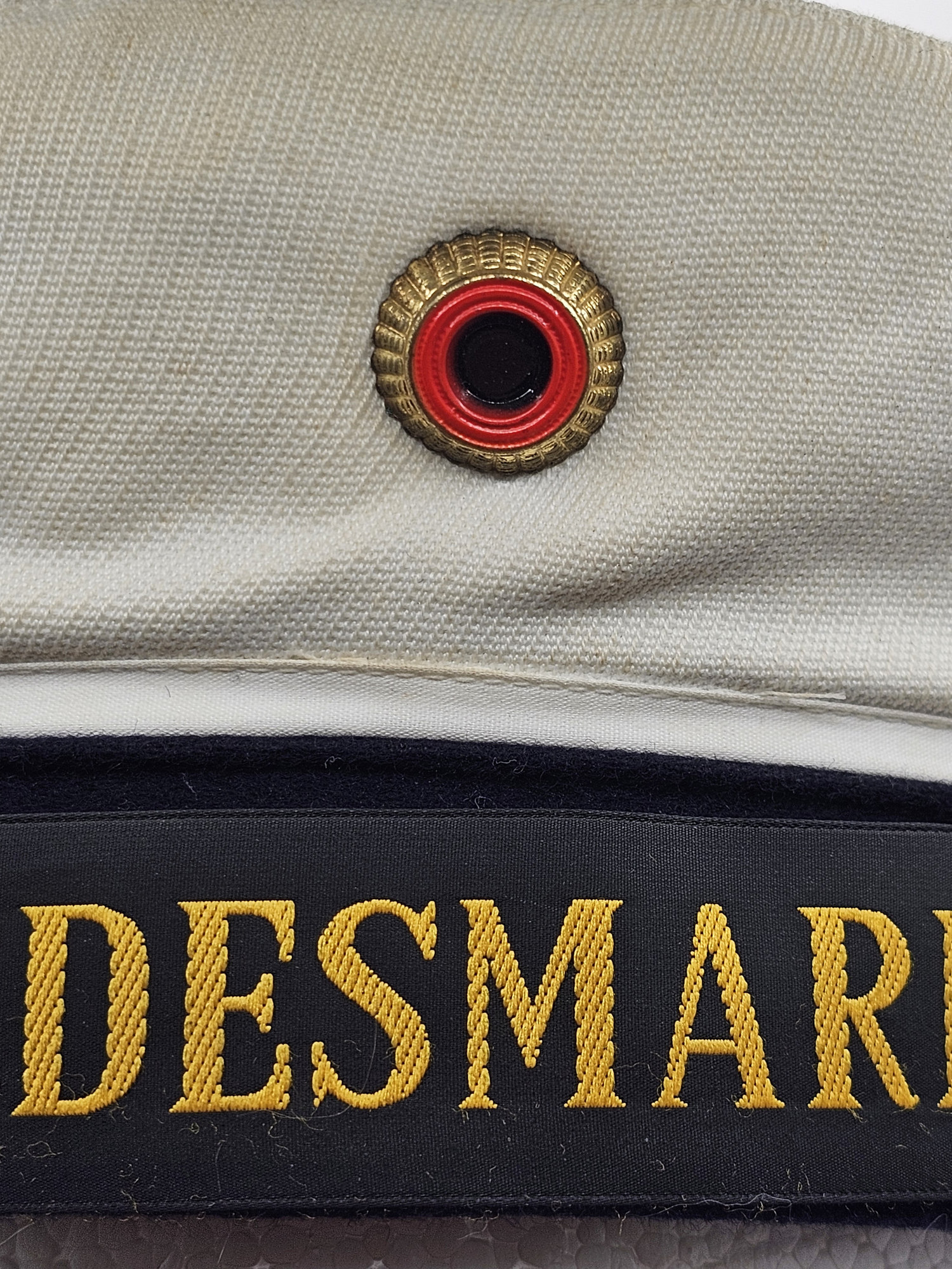 west german bundesmarine enlisted sailor’s tropical cap west german bundesmarine enlisted sailor’s tropical cap
