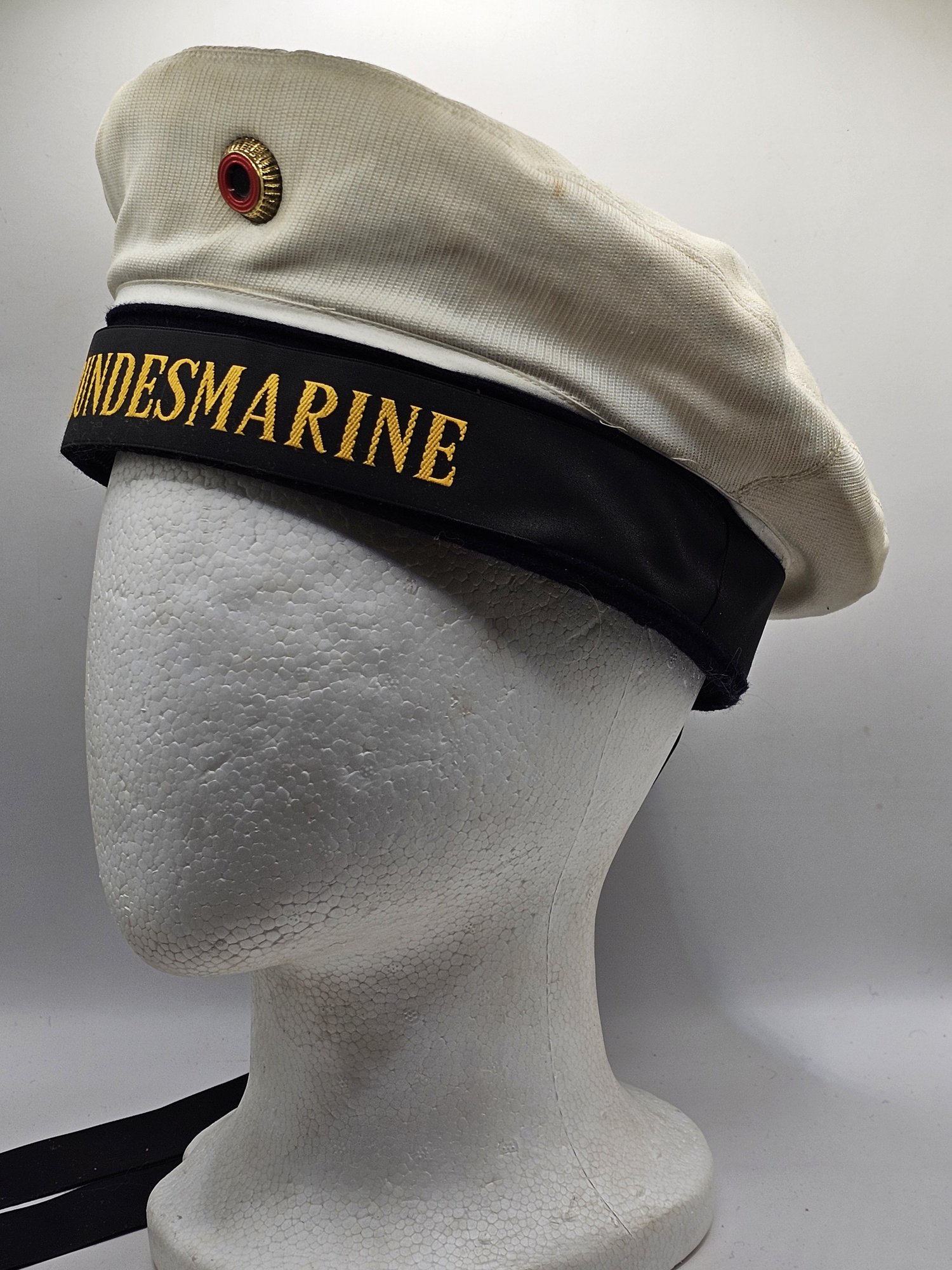 west german bundesmarine enlisted sailor’s tropical cap west german bundesmarine enlisted sailor’s tropical cap