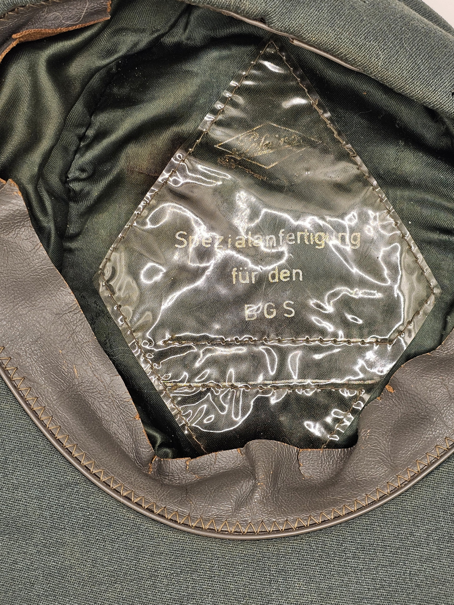 postwar west german bgs m43 style field cap postwar west german bgs m43 style field cap