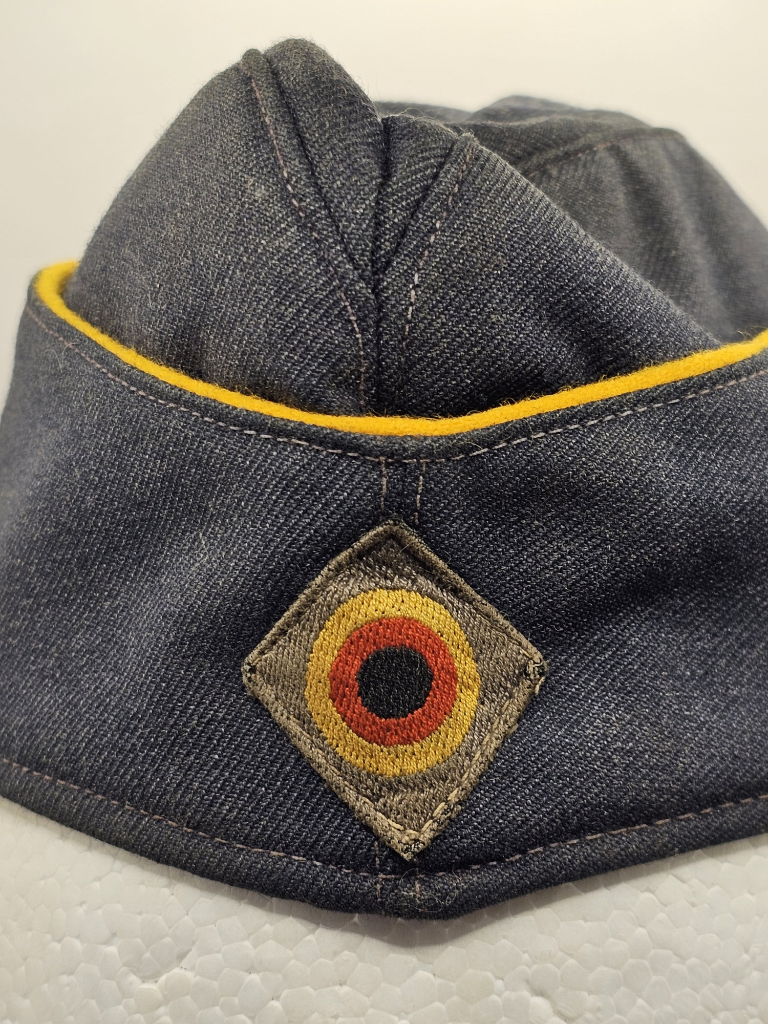 postwar german bundeswehr luftwaffe side cap (1974) postwar german bundeswehr luftwaffe side cap (1974)